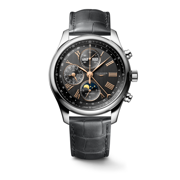 Montre Longines Master Collection Cadran Argenté Bracelet Cuir