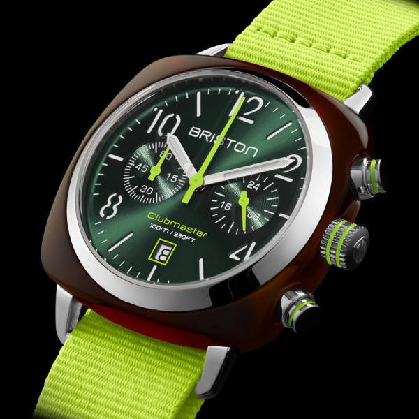 Montre Briston Clubmaster Classic Summer Vibes Cadran Vert Anglais