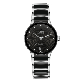 Montre Rado Centrix Automatique Bracelet Céramique Index Diamants
