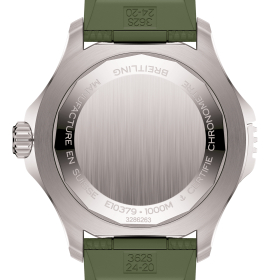 Montre Breitling Superocean Automatic 46 Super Diver Cadran Kaki Bracelet Caoutchouc