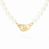 Collier Dinh Van Menottes R10 Or jaune & Perles