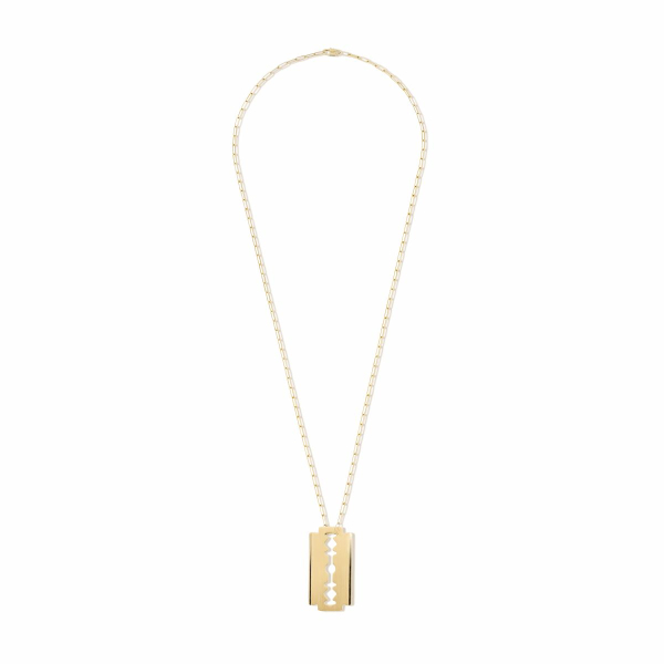 Pendentif Dinh Van Lame de Rasoir Grand Modèle Or Jaune