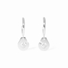 Créoles Menottes Dinh Van R8 Or Blanc & Diamants