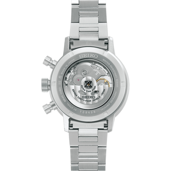 Montre Prospex SRQ043J1 Chronographe Automatique Bracelet Acier