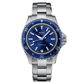 Montre Mido Ocean Star 36.5 Cadran Bleu Bracelet Acier