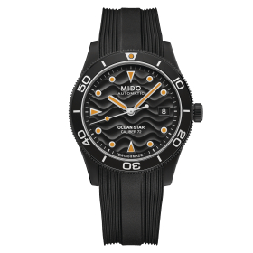 Montre Mido Ocean Star 600 Chronometer Cadran Noir Bracelet Acier