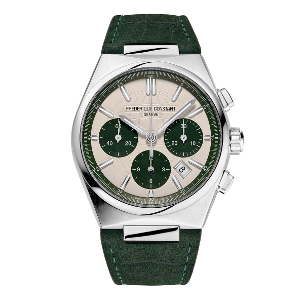 Montre Frederique Constant Highlife Chronograph Automatic Cadran Beige