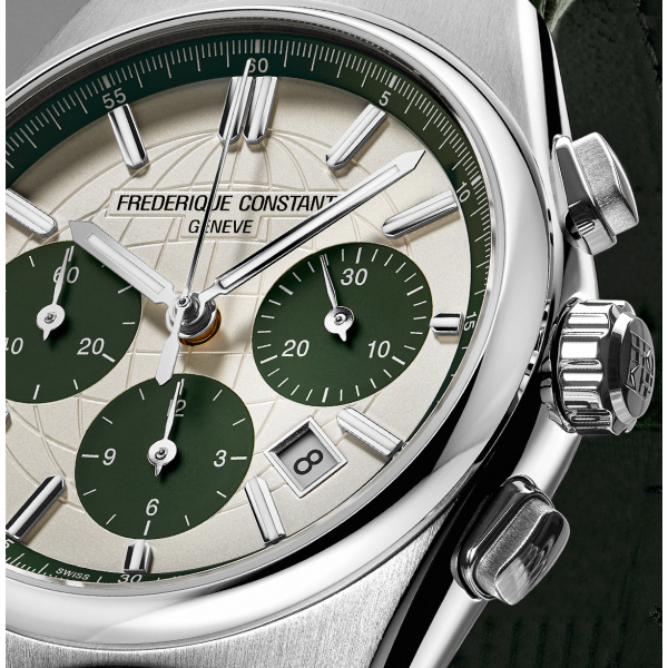 Montre Frederique Constant Highlife Chronograph Automatic Cadran Beige