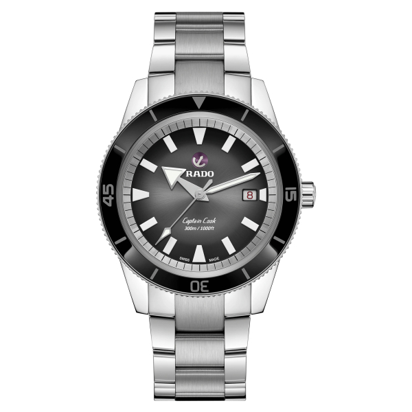 Montre Rado Captain Cook Automatic Cadran Noir Bracelet Acier