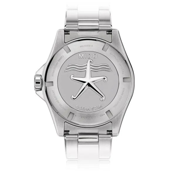 Montre Mido Ocean Star 600 Chronometer Cadran Noir Bracelet Acier