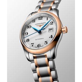 Montre Longines Master Collection Index Diamants Lunette Or Rose