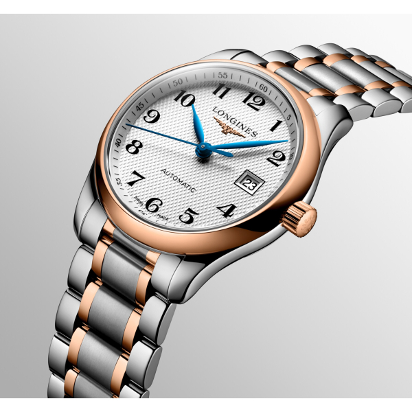 Montre Longines Master Collection Index Diamants Lunette Or Rose