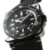 Montre Bell & Ross Diver Black Steel Bracelet Caoutchouc