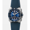 Montre Bell & Ross Diver Blue Steel Bracelet Caoutchouc