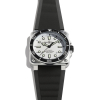 Montre Bell & Ross Diver White Steel Bracelet Caoutchouc