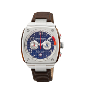 Montre BRISTON Streamliner Urban Acier & Acétate Cadran Blanc