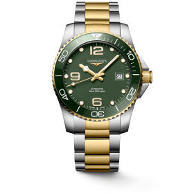 Montre Longines Hydroconquest 41mm Auto Cadran Vert Bracelet Acier