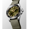 Montre Longines HydroConquest GMT 41mm Sunray Green Bracelet Textile