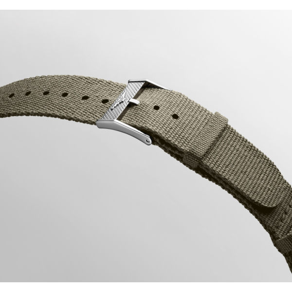 Montre Longines HydroConquest GMT 41mm Sunray Green Bracelet Textile
