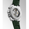 Montre Longines Conquest Heritage 42mm Cadran Argent Chrono Vert
