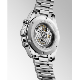 copy of Montre Longines Conquest Heritage Auto Cadran Argenté Bracelet Cuir