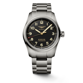 Montre Longines Spirit Automatique 42 mm Cadran Anthracite Bracelet Titane