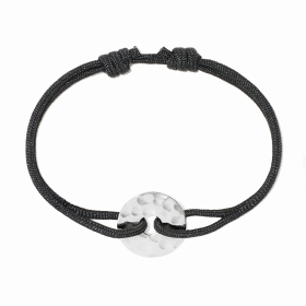 Bracelet Dinh Van sur cordon Pi Argent
