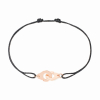 BraceletDinh Van Menottes R8 Or Rose sur cordon
