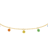 Bracelet La Brune & La Blonde Confetti Rainbow or jaune