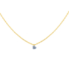 Collier La Brune & La Blonde 360° Diamant Cœur 0.15 carat or jaune