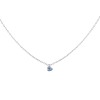 Collier La Brune & La Blonde 360° Diamant Cœur 0.30 carat or blanc