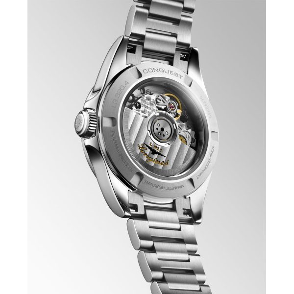 Montre Longines Conquest Heritage 30mm Cadran Bleu Serti Diamants