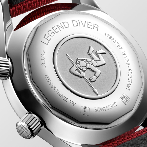 Montre Longines Legend Diver Auto Cadran Bordeaux