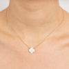 Collier Morganne Bello Victoria Nacre Blanche Or Jaune