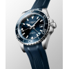 Montre Longines HydroConquest GMT 41mm Cadran Bleu Bracelet Caoutchouc