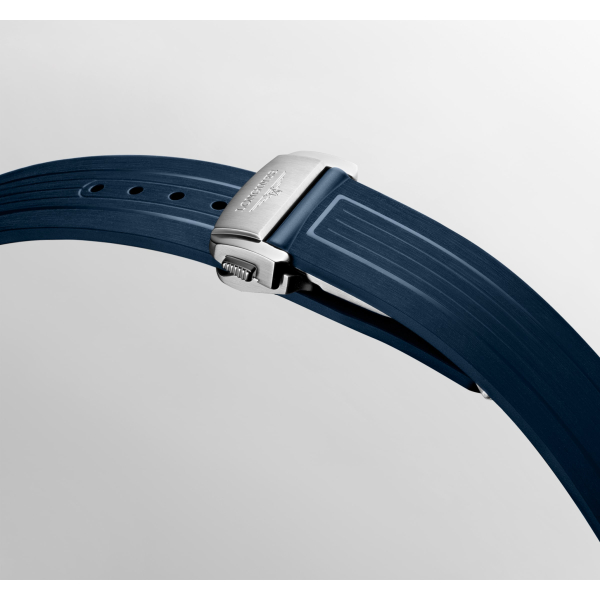 Montre Longines HydroConquest GMT 41mm Cadran Bleu Bracelet Caoutchouc
