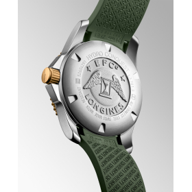 Montre Longines Hydroconquest 41mm Auto Cadran Vert PVD Jaune