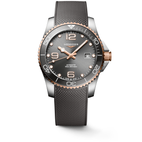 Montre Longines Hydroconquest 41mm Auto PVD Rose Cadran Gris
