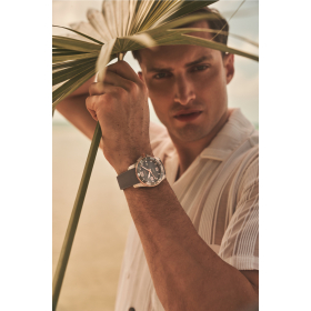 Montre Longines Hydroconquest 41mm Auto PVD Rose Cadran Gris