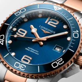 Montre Longines Hydroconquest 41mm Auto Acier & PVD Rose