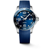 Montre Longines Hydroconquest 43mm Auto Cadran Bleu Bracelet Caoutchouc