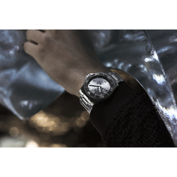 Montre Longines Hydroconquest 41mm Auto Cadran Gris Bracelet Acier