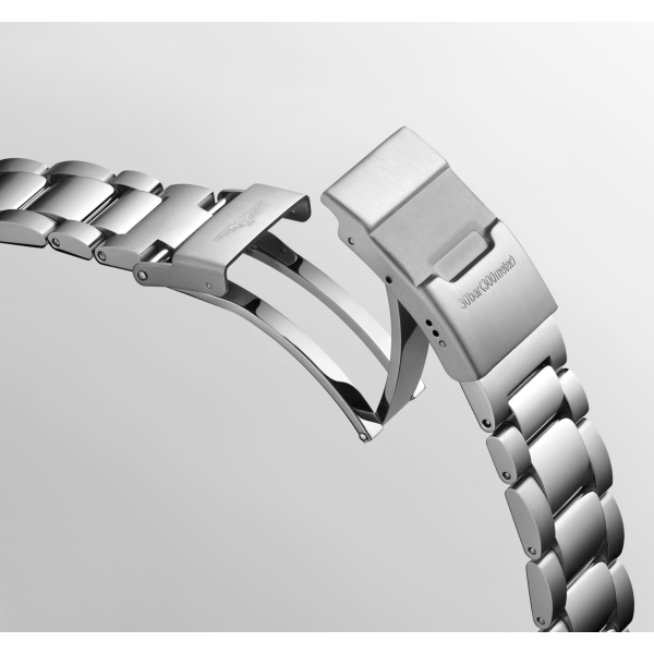 Montre Longines Hydroconquest 41mm Auto Cadran Gris Bracelet Acier