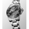 Montre Longines Hydroconquest 41mm Auto Cadran Gris Bracelet Acier
