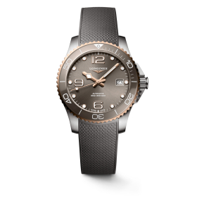 Montre Longines Hydroconquest 39mm Auto Cadran Gris Bracelet Caoutchouc