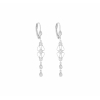 Boucles d'oreilles Stone Paris Babylone Or Blanc & Diamants