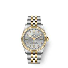 MONTRE FEMME TUDOR BLACK BAY 31MM CADRAN ARGENTE LUNETTE DIAMANTS