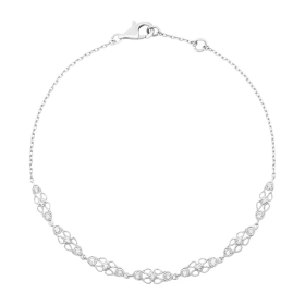 Bracelet Stone Paris Babylone Or blanc & Diamants