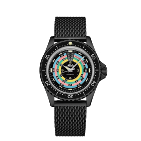 Montre Mido Ocean Star 600 Chronometer Cadran Noir Bracelet Acier