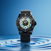Montre Mido Ocean Star 600 Chronometer Cadran Noir Bracelet Acier